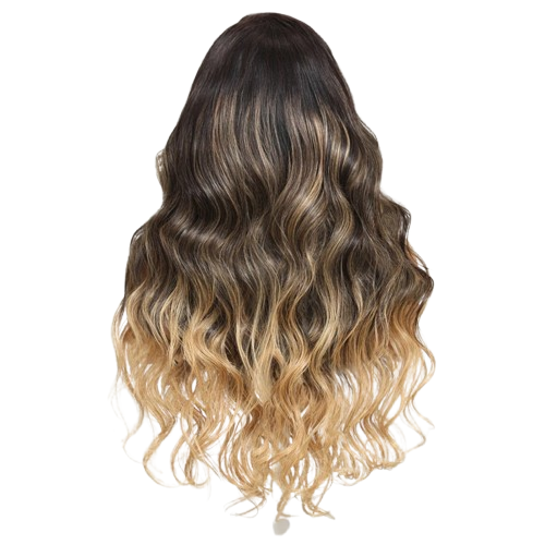 Blonde Highlights Loose Wave Wig 7x5 Lace Glueless