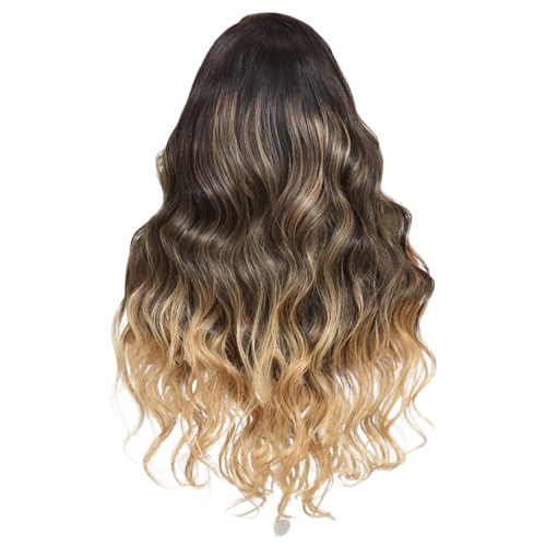 Blonde Highlights Loose Wave Wig 7x5 Lace Glueless