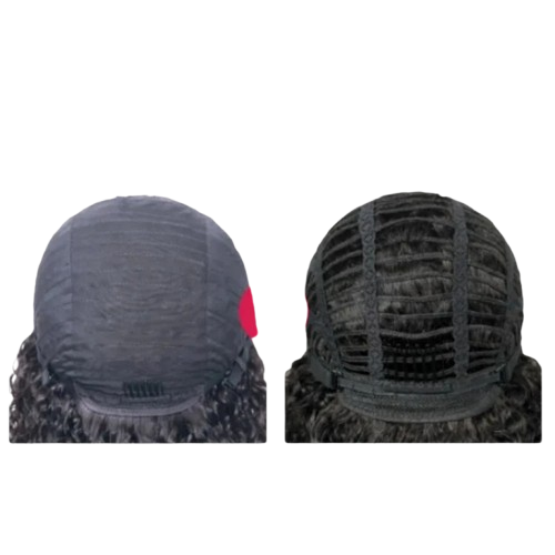 Blonde Bouncy Curly Wig with Bangs Short Afro